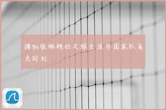 揭秘张琳艳的足球生涯与国家队高光时刻